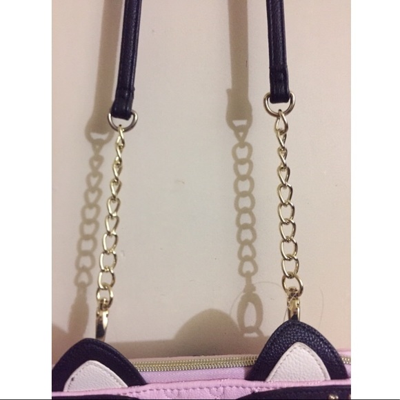 💕SOLD💕New Betsey Johnson Pink Cat Wallet Purse - Picture 4 of 7